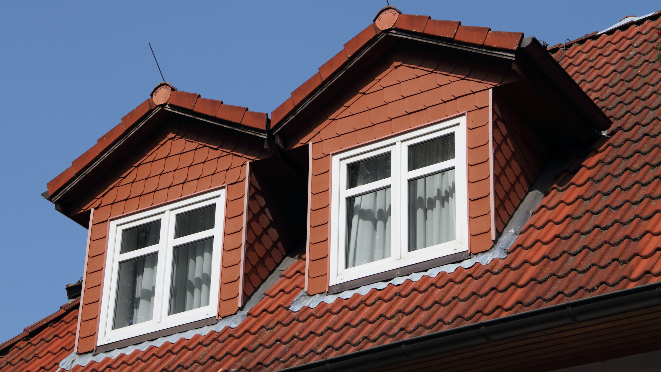 Dormer window roofing construction project